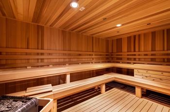 Spa with dry saunas
